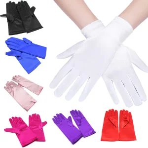 Short Satin Gloves